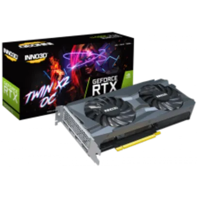 Placa de Vídeo Inno3D RTX 3060 Ti TWIN x2 OC LHR, 8GB, GDDR6, DLSS, Ray Tracing, N306T2-08D6X-119032