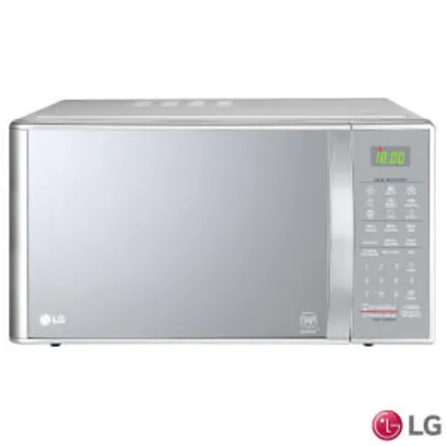 Micro-ondas LG EasyClean™ com 30 Litros de Capacidade e Grill Prata - MH7093BR R$499