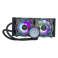 Water Cooler para Processador Cooler Master MasterLiquid ML240 Illussion, AMD/Intel, 240mm, ARGB, Preto - MLX-D24M-A18P2-R1