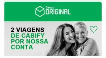 Desconto de R$40 no Cabify. Sendo R$20 em duas corridas