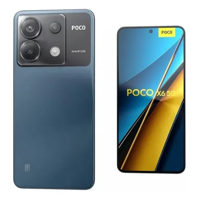 Foto do produto Xiaomi Poco X6 5G 256GB Azul 12GB Ram Global +brindes