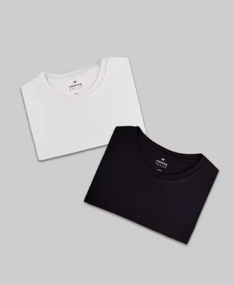 Kit Com 2 Camisetas Masculinas Básicas Hering 