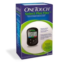 APARELHO DE GLICEMIA ONETOUCH SELECT PLUS FLEX R$ 2