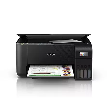 Epson EcoTank L3250 - Multifuncional, Tanque de Tinta Colorida, Wi-Fi Direct, USB, Bivolt, Preto