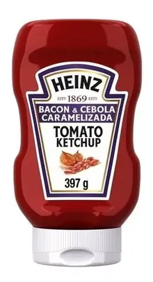 Ketchup Bacon Cebola Heinz 397g - 16 Unidades