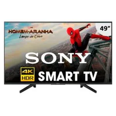 Smart TV LED 49” Sony 4K UHD KD-49X705F | R$ 1.847