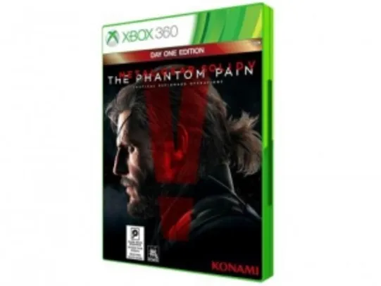 Metal Gear Solid V: The Phantom Pain - Day One Edition para Xbox 360 - Konami por R$30