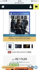 Jogo The Last of Us: Part II - PS4 R$157