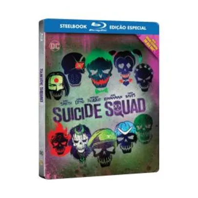 Steelbook Blu-ray Esquadrão Suicida - R$54,90