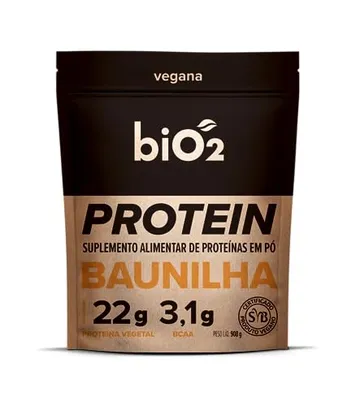 biO2 Suplemento sabor Baunilha, 908g, Protein Vegana e Sem Glúten