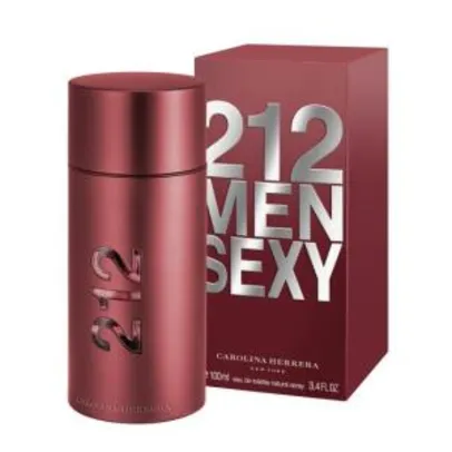 Perfume Masculino 212 Sexy Men Carolina Herrera Eau de Toilette 100ml - Incolor