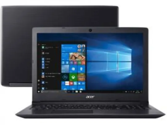 Notebook Acer Aspire 3 A315-53-C6CS Intel Core i5 - 4GB 1TB 15,6” Windows 10 por R$ 2114