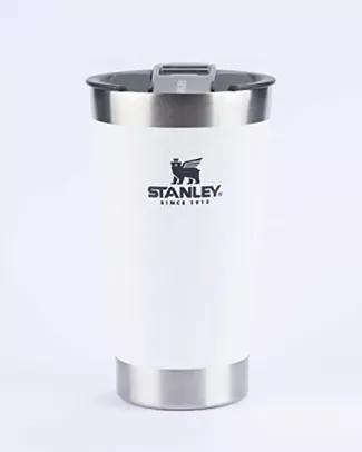 Copo Térmico de Cerveja Stanley com tampa e abridor – Aço Inox e Parede Dupla - 473ML