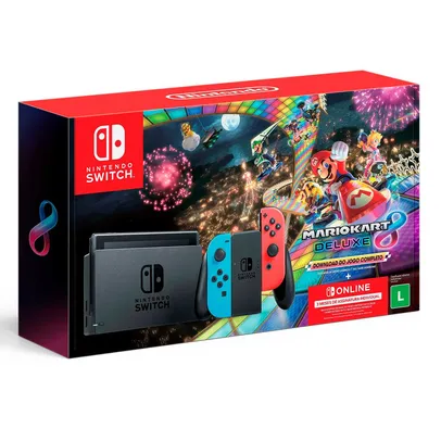 Nintendo Switch Mario Kart 8 Deluxe 32GB + 3 Meses de Nintendo e-shop