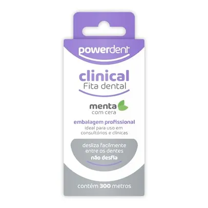 [+Por - R$12,59] Fita Dental Clinical 300m, Powerdent