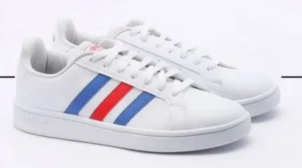 TÊNIS ADIDAS GRAND COURT BASE BRANCO MASCULINO | R$100