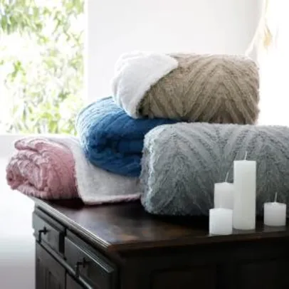 [AME por R$160] Cobertor Queen Sherpa 3D - Casa & Conforto | R$199