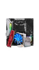 Kit Upgrade Placa Mãe ASRock B450M Steel Legend + AMD Ryzen 7 2700 + 8 GB Ram