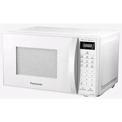 Micro-ondas 21 Litros Panasonic ST25L com Desodorizador Branco 110V