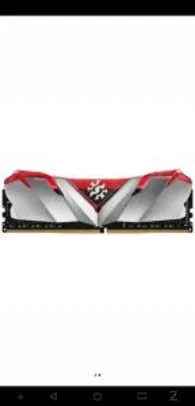 Memória XPG Gammix D30, 16GB (2x8GB), 3200MHz, DDR4, CL16, Vermelho | R$ 530