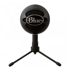 Microfone Condensador Blue Snowball Ice Black, 988-000067 | R$300