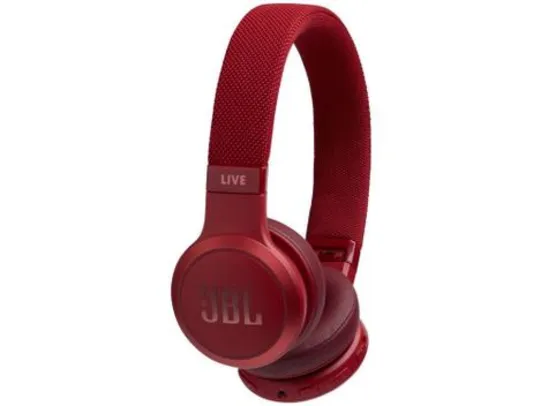 Headphone JBL Live 400BT - Vermelho | R$450