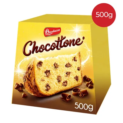 Chocottone Bauducco 500g | 6 unidades | Loja Bauducco