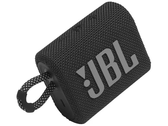 [Cliente Ouro] Caixa de Som JBL Go 3 Bluetooth Portátil - 4,2W | R$ 216