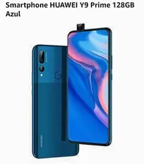 Celular HUAWEI Y9 Prime (128GB + 4GB)Tela LCD de 6,59 polegadas. 10 X sem juros.