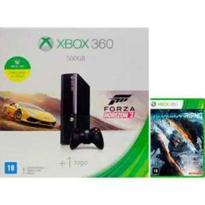 [AMERICANAS] Console Xbox 360 500GB + 2 Jogos + Controle Sem Fio R$ 800