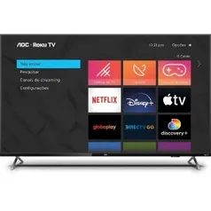 Smart TV 50 DLED  AOC 4K HDR 50U6125 4 HDMI