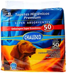 Tapete Higienico Chalesco 50 Unid. 90 X 60cm - (R$1,70 / Unidade)