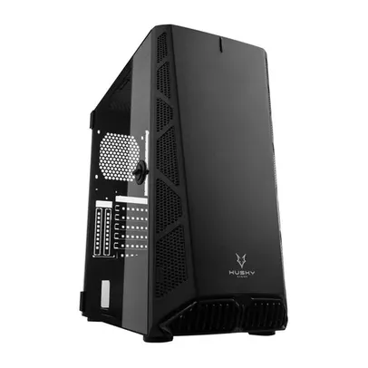 APP Gabinete Gamer Husky Gaming Snow 500, Mid Tower, Porta Lateral em Vidro Temperado, Preto 