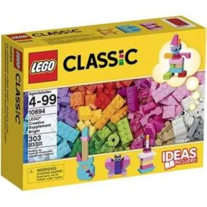 [submarino] Lego Classic Suplemento Criativo Colorido R$ 85,73 a vista (sem frete)