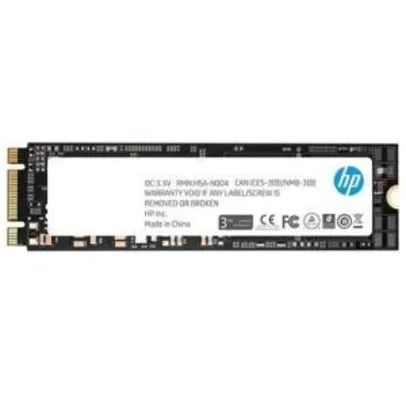 SSD HP S700, 500GB, M.2, Leituras: 563Mb/s e Gravações: 515Mb/s 