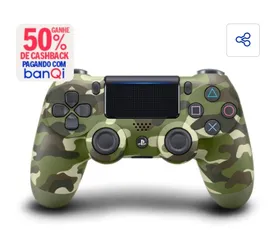 [Banqi R$ 164] Controle sem Fio DualShock 4 Sony PS4 - Camuflado