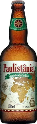 Cerveja Paulistânia, Caminho das Indias, Ipa, Garrafa, 500ml 1un