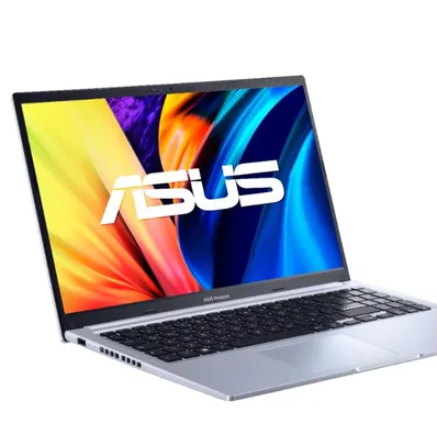 Notebook ASUS Vivobook RYZEN 5 4600H 8GB 256GB Linux 15,6" LED Prata