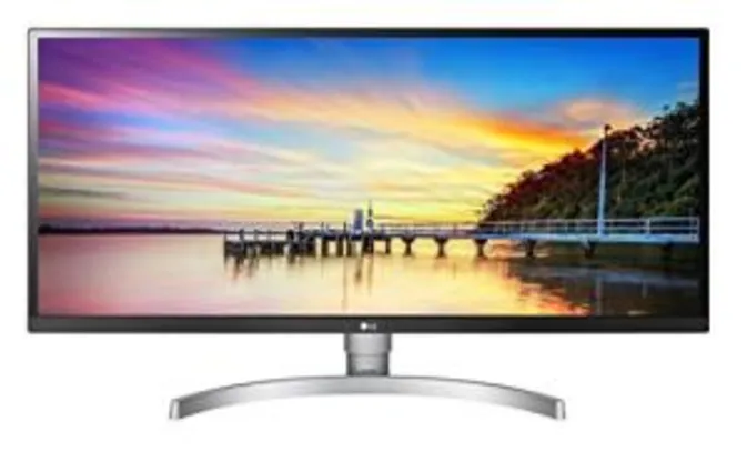 Monitor LG Ultrawide 34'' Full HD, IPS, HDR10, HDMI/Display Port, FreeSync, Som Integrado | R$2800