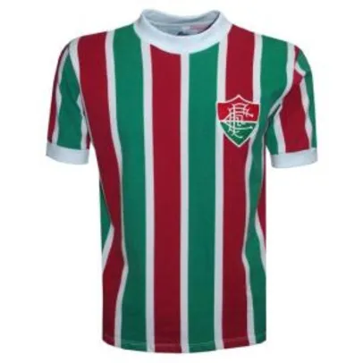Camisa Liga Retrô Fluminense 80´s - Verde e Vermelho