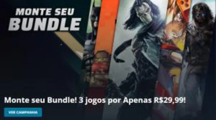 MONTE SEU BUNDLE DE 3 JOGOS