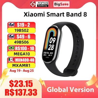 [Taxa Inclusa] Xiaomi Mi Band 8, Versão Global