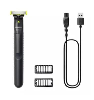 Aparador de Pelos Philips Oneblade QP1424/10 | Prova D´água, Preto, Bivolt