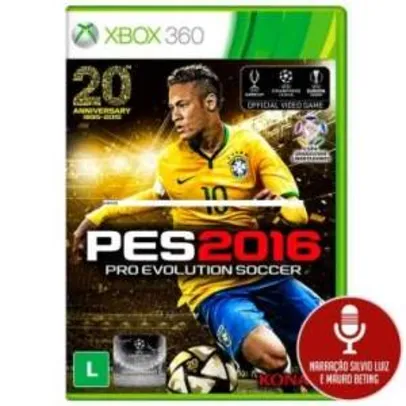 [Clube do Ricardo] Jogo Pro Evolution Soccer 2016 para Xbox 360 - por R$70