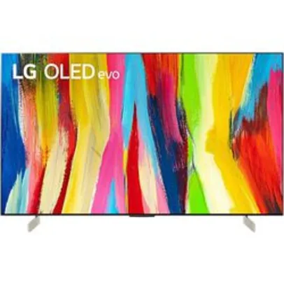 ( Ame SC R$ 3921) Smart TV 48 LG OLED 4k 48C2PSA 120HZ