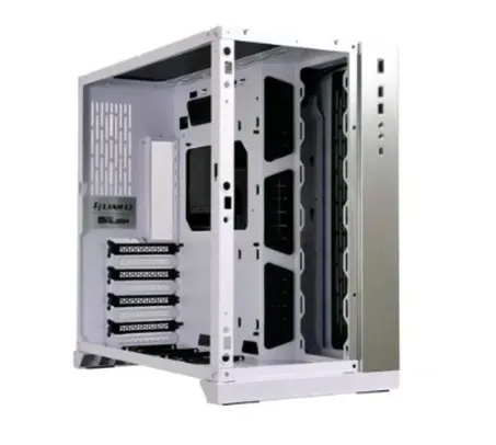 Gabinete Gamer Lian Li PC-011 Dynamic, Mini ITX / Micro ATX / ATX, Lateral e Frontal em Vidro, Branco - PC-O11 DYNAMIC WHITE