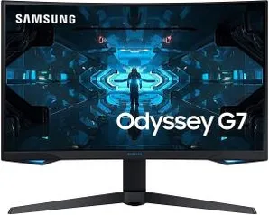 Monitor Gamer Samsung Odyssey G7 26,9” QLED Curvo - WQHD 2 HDMI 240Hz 1ms FreeSync Gsync - R$ 3751