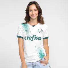 Camisa Palmeiras II 23/24 s/ nº Torcedor Puma Feminina