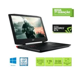 Acer VX5 i5 7 Geração 8GB GTX1050 4Gb - R$3440,00