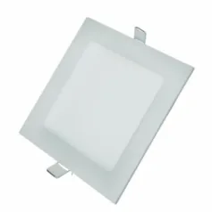 Painel LED de Embutir Quadrado 18W 6500K Luz Branca 22,8cm Branco Backlight - Glight